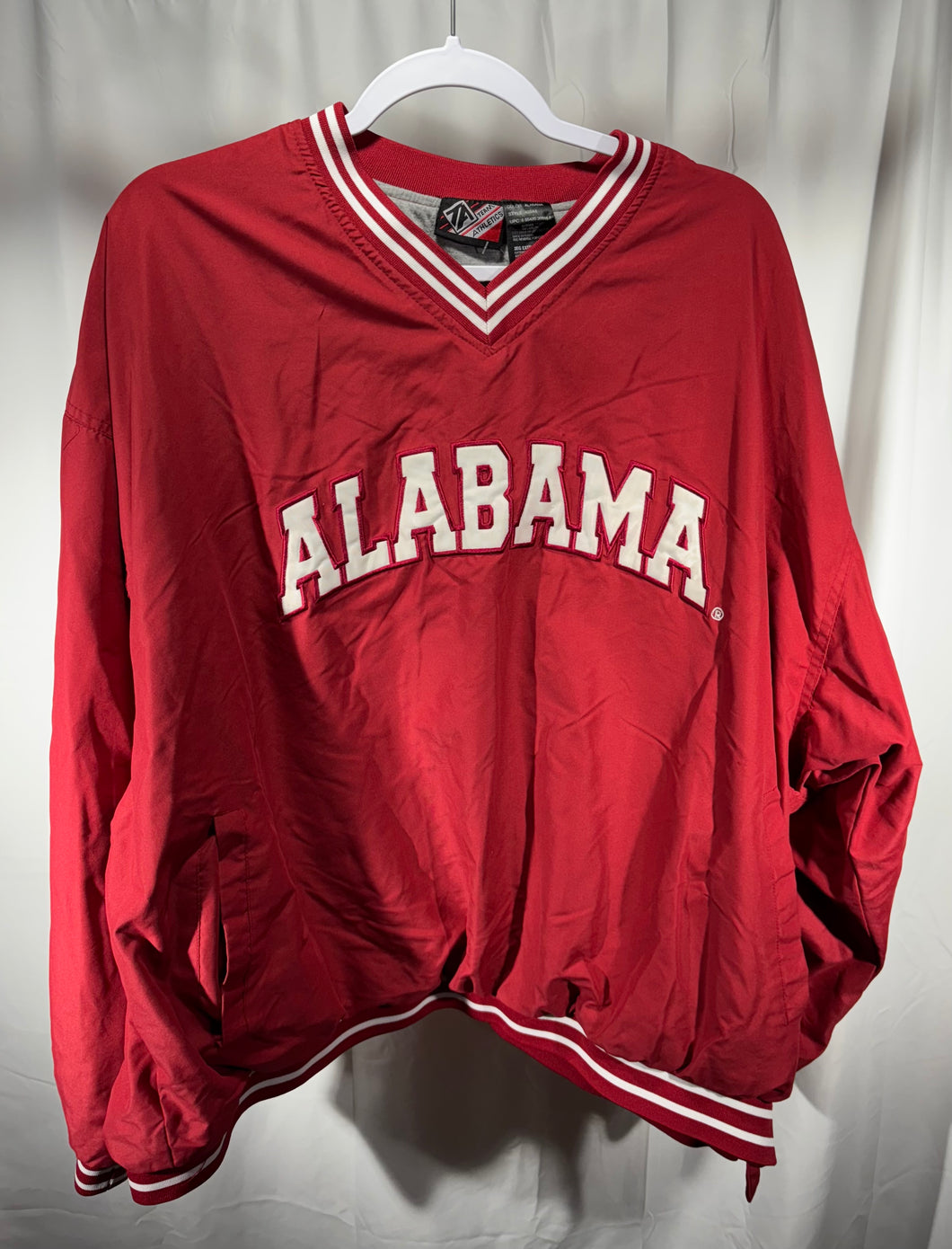 Vintage Alabama Spellout Windbreaker Pullover 2XL XXL
