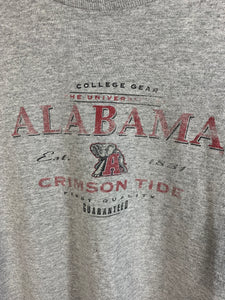 Vintage Alabama Grey Long Sleeve T-Shirt Medium