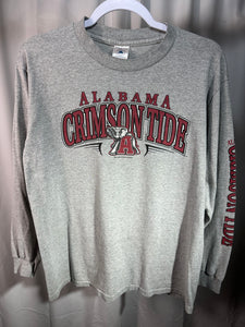 Vintage Alabama Grey Long Sleeve Shirt Medium