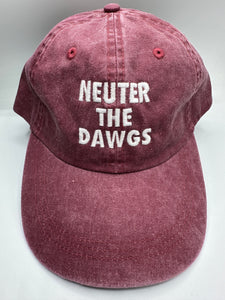 Neuter The Dawgs Game Day Custom Unstructured Dad Hat