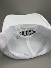 Load image into Gallery viewer, 205 White Trucker Snapback Cap
