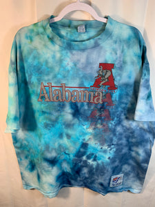 Vintage Alabama X The Game Tie Dye T-Shirt XL