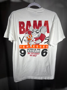 1990 Bama vs Tennessee Game Day T-Shirt Medium