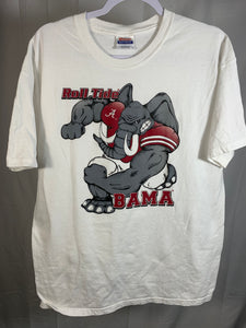 Vintage Alabama White T-Shirt Large