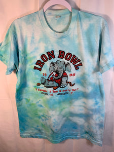 1990 Iron Bowl Tie Dye T-Shirt Medium