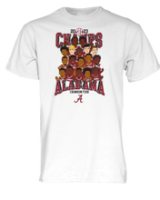 Load image into Gallery viewer, 2023 Alabama Basketball SEC Champs Caricature T-Shirt
