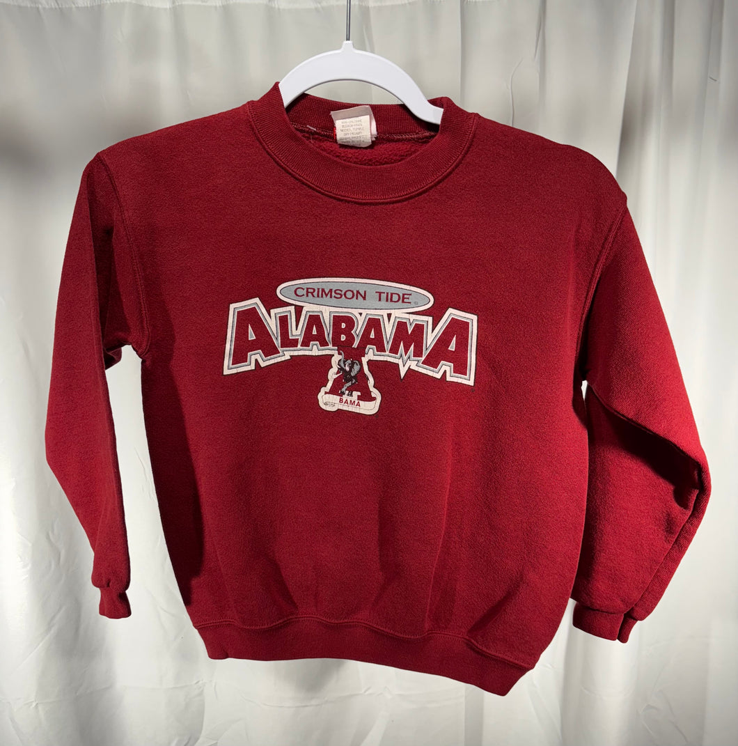 Vintage Alabama Youth Crewneck Sweatshirt Medium