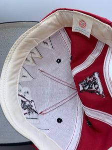 Vintage Alabama Spellout Two Tone Snapback Hat