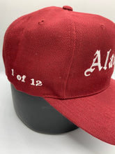 Load image into Gallery viewer, Old English Alabama Vintage Spellout Snapback Hat
