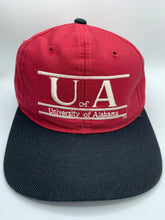 Load image into Gallery viewer, Vintage The Game X Alabama Split Bar Snapback Hat

