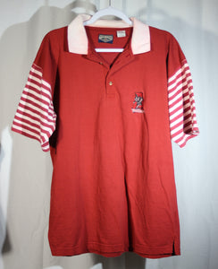 Vintage Alabama Striped Polo Shirt Large