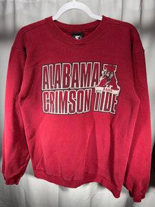 Vintage Alabama X Starter Crimson Crewneck Sweatshirt Small