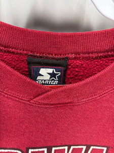 Vintage Alabama X Starter Crimson Crewneck Sweatshirt Small