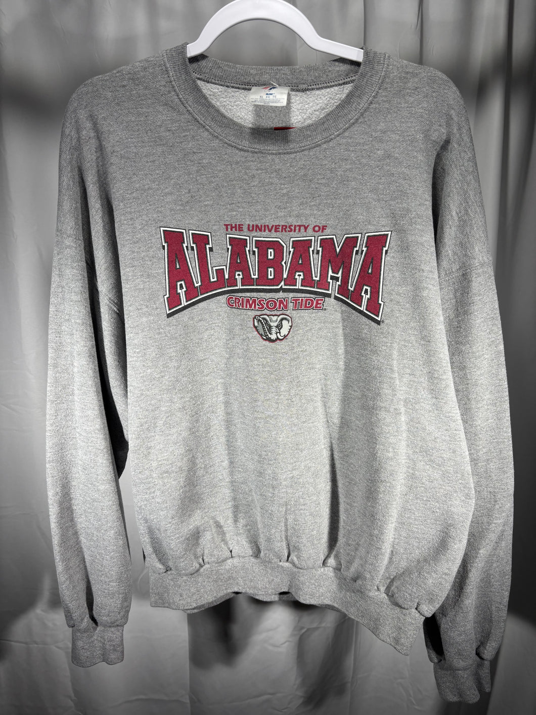 University of Alabama Grey Crewneck Sweatshirt XL