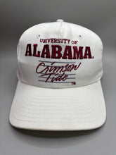 Load image into Gallery viewer, Vintage University of Alabama White Snapback Hat
