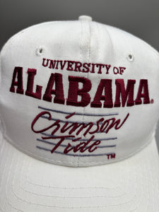 Vintage University of Alabama White Snapback Hat
