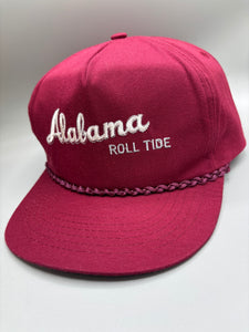 Vintage Alabama "Roll Tide" Rope Strapback Hat