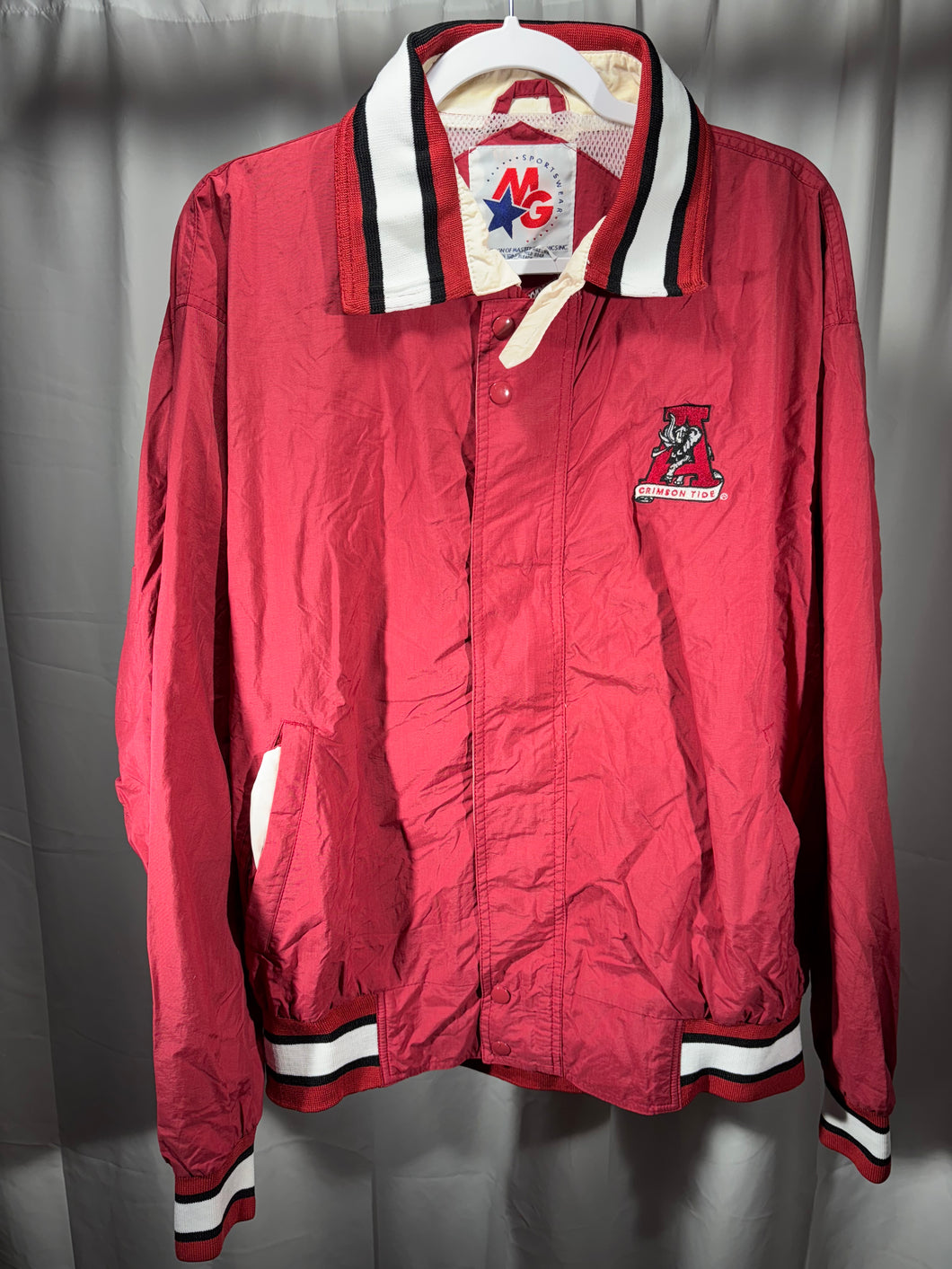 Vintage Alabama Windbreaker Jacket Large