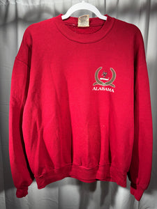 Vintage Red Oak X Alabama Red Crewneck Sweatshirt Large