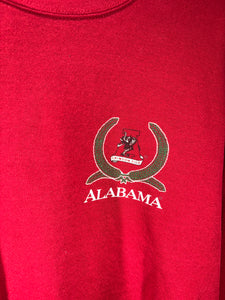 Vintage Red Oak X Alabama Red Crewneck Sweatshirt Large