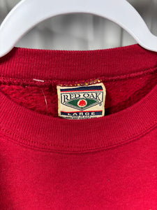 Vintage Red Oak X Alabama Red Crewneck Sweatshirt Large