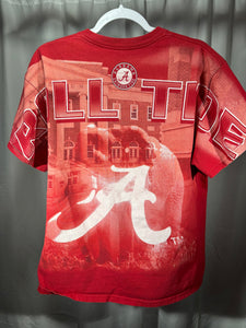 Alabama Y2K All Over Print T-Shirt Medium
