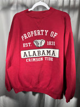 Load image into Gallery viewer, Vintage Property of Alabama Crimson Tide Crewneck Sweatshirt XL

