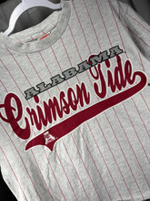 Load image into Gallery viewer, Vintage Nutmeg X Alabama Pinstriped T-Shirt Medium
