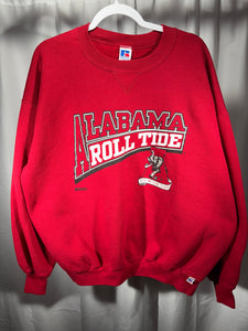 Vintage Russell X Alabama Red Crewneck Sweatshirt XXL 2XL