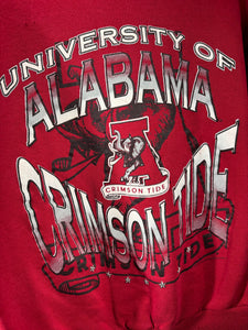 Vintage Red Oak X Alabama Distressed Crewneck Sweatshirt Medium
