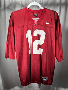 Nike X Alabama #12 Football Jersey Large
