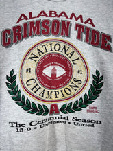 Load image into Gallery viewer, 1992 Centennial Season National Champs Grey Crewneck Sweatshirt Large
