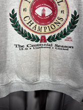 Load image into Gallery viewer, 1992 Centennial Season National Champs Grey Crewneck Sweatshirt Large
