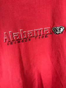 Vintage Alabama Embroidered Red T-Shirt XL