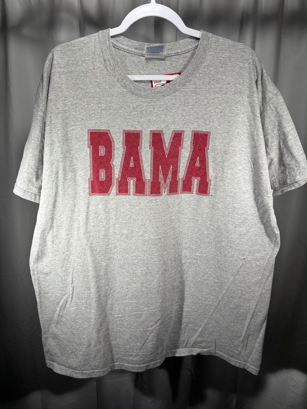 Hanes X Bama Grey Spellout T-Shirt XL