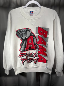 Vintage Russell X Alabama White Crewneck Sweatshirt Small