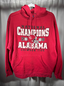 2009 National Champs Red Hoodie Sweatshirt Large