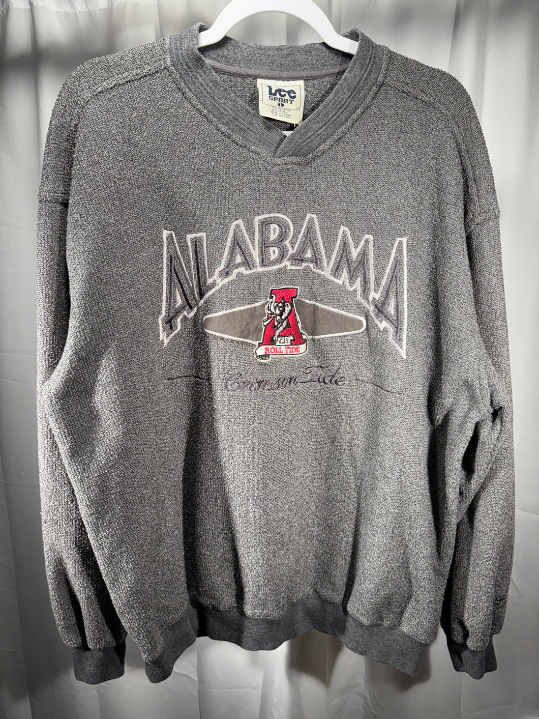 Vintage Alabama X Lee Sport Embroidered Sweatshirt Large