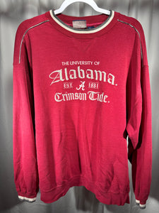 Vintage Alabama Embroidered Crewneck Sweatshirt Large