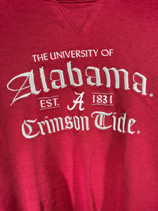Vintage Alabama Embroidered Crewneck Sweatshirt Large
