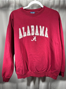 Alabama Y2K Spellout Embroidered Crewneck Sweatshirt Medium