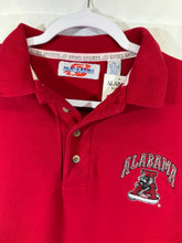 Load image into Gallery viewer, Vintage Alabama X Spike Embroidered Crimson Polo Shirt L/XL
