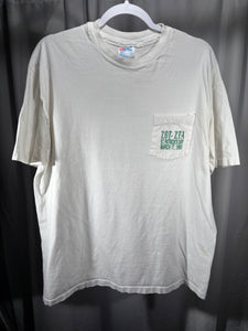 1993 ZBT ZTA St. Patrick's Day White T-Shirt Large