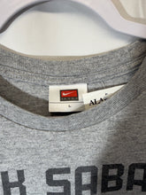 Load image into Gallery viewer, Nick Saban Football Camp Nike Grey T-Shirt Medium
