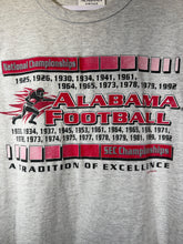 Load image into Gallery viewer, Vintage Alabama X Russell National Champs Grey T-Shirt Medium
