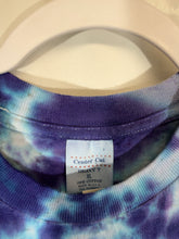 Load image into Gallery viewer, Vintage Alabama X Center Cut Purple/Blue Tie Dye T-Shirt Large
