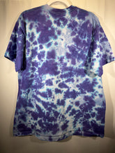 Load image into Gallery viewer, Vintage Alabama X Center Cut Purple/Blue Tie Dye T-Shirt Large
