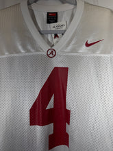 Load image into Gallery viewer, Alabama X Nike #4 White Football Jersey XL
