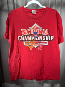 2009 National Championship Crimson T-Shirt Medium
