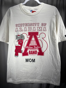 Vintage Million Dollar Band Mom White T-Shirt Medium